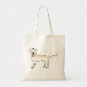 English Cream Labrador Retriever Cartoon Dog Tragetasche