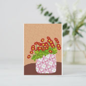 English Daisy Postcard Postkarte (Stehend Vorderseite)