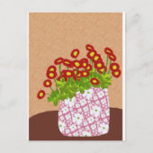 English Daisy Postcard Postkarte (Vorderseite)