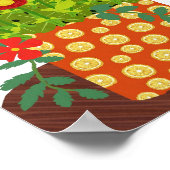 English Daisy Poster (Ecke)