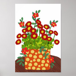 English Daisy Poster