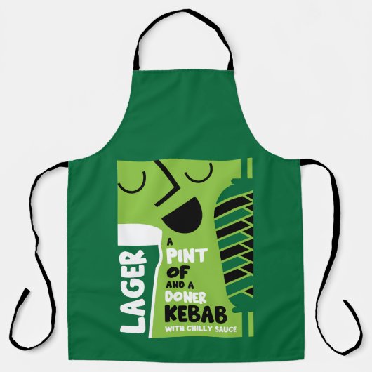 English Doner Kebab Schürze (Vorderseite)