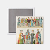 English Dress Magnet (Vorderseite/Rückseite)