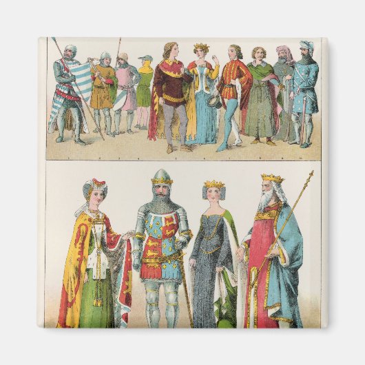 English Dress Magnet (Vorne)