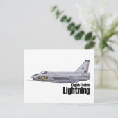 English Electric Lightning Postkarte (Stehend Vorderseite)
