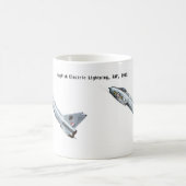 English Electric Lightning, RAF, 1980. Kaffeetasse (Mittel)