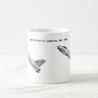 English Electric Lightning, RAF, 1980. Kaffeetasse