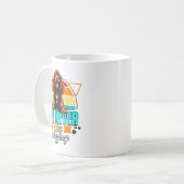 English Er Spaniel Lover Funny Er Spaniel Retro  Kaffeetasse (Vorderseite Links)