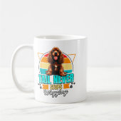 English Er Spaniel Lover Funny Er Spaniel Retro  Kaffeetasse (Links)