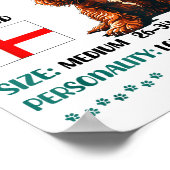 English Er Spaniel Origin Funny Er Spaniel Lover  Poster (Ecke)