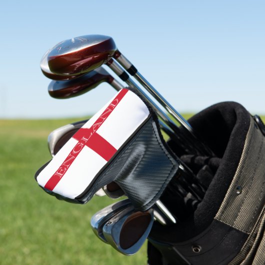 English Flag England pccn Golf Headcover (In Situ)