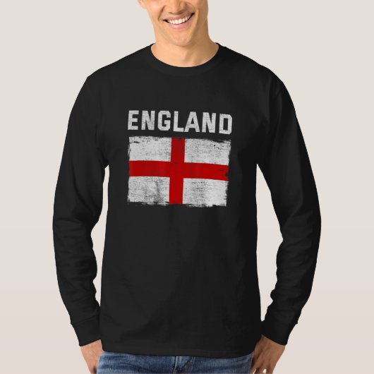 English Flag England St George Cross T-Shirt (Vorderseite)