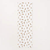 English Fox Terrier Yoga-Pose Yogamatte (Vorderseite)