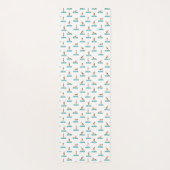 English Fox Terrier Yoga-Pose Yogamatte (Rückseite)