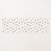 English Fox Terrier Yoga-Pose Yogamatte (Vorderseite (Horizontal))