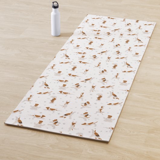 English Fox Terrier Yoga-Pose Yogamatte (Beispiel)