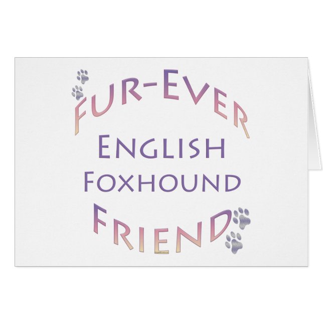 English Foxhound Furever (Vorderseite (Horizontal))