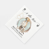 English Foxhound Napkins mit Dogs Foto Serviette (Ecke)