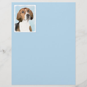 English Foxhound Painting - Niedliche Original Dog