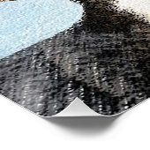 English Foxhound Painting - Niedliche Original Dog Poster (Ecke)