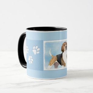 English Foxhound Painting - Niedliche Original Dog Tasse