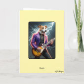 English Foxhound Rocker Karte (Rückseite)