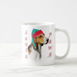English Foxhound Santa Paws Kaffeetasse
