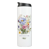 English Garden Blume Bouquet Best Mama Ever Thermosbecher (Nach rechts gedreht)