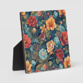 English Garden Bouquet - Botanische Wand Kunst Pri Fotoplatte (Vorderseite)