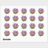 English Garden Bouquet Sticker (Blatt)