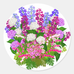 English Garden Bouquet Sticker