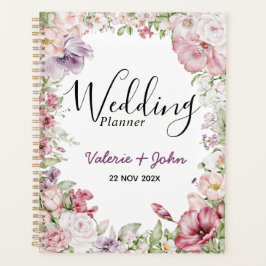 English Garden Floral Wedding Planner Planer