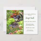 English Garden Florals Bridal Dusche Einladung (Vorderseite)