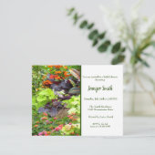 English Garden Florals Bridal Dusche Einladung (Stehend Vorderseite)