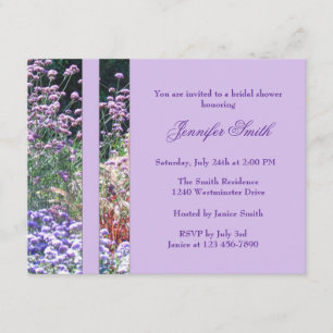 English Garden Florals Bridal Dusche Einladung