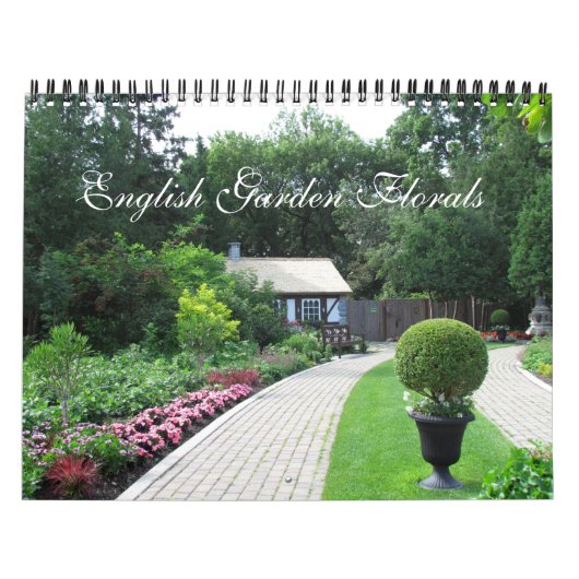 English Garden Florals Calendar Kalender (Titelbild)
