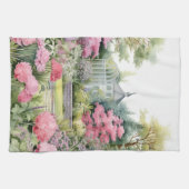 English Garden Landscape Geschirrtuch (Horizontal)
