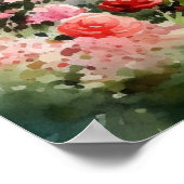 English Garden Landscape Poster (Ecke)