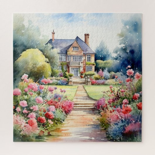 English Garden Landscape Puzzle (Vertikal)