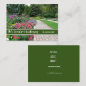 English Garden Landscaping Business Card Visitenkarte (Vorne/Hinten)