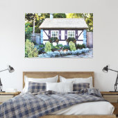 English Garden No. 1 Leinwanddruck (Insitu (Schlafzimmer))