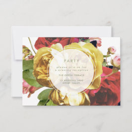 English Garden Party Wedding Card Einladung