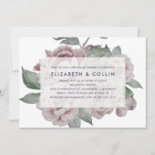 English Garden Probe Dinner Einladung (Vorderseite)