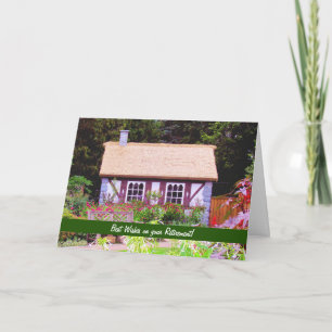 English Garden Retirement Card Karte