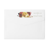 English Garden Vintage Rose Hochzeit (Rückseite)