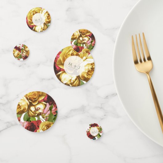 English Garden Vintage Rose Hochzeit Konfetti (Gruppe)