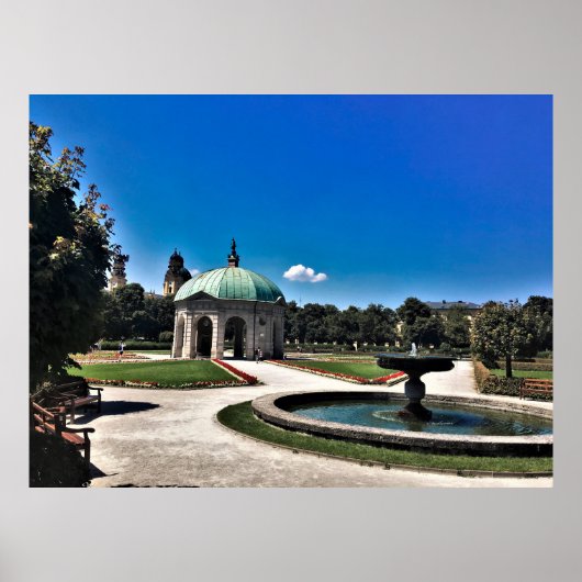 English Gardens Poster (Vorne)