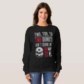 English Grammar Elementary School Teacher Two Too  Sweatshirt (Vorne ganz)