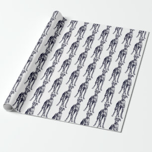 English Greyhound Breed Geschenkpapier