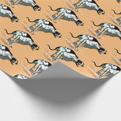 English Greyhound Race Dog Geschenkpapier (Ecke)